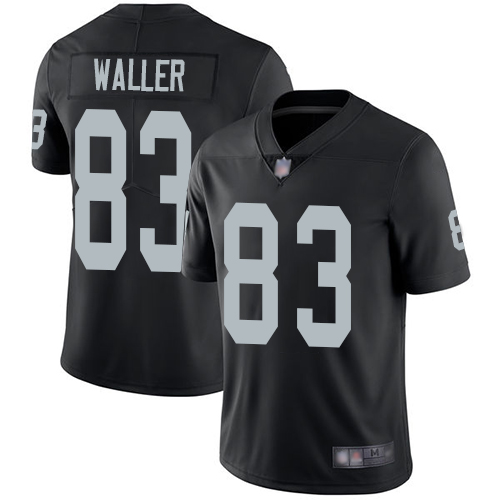 Men Oakland Raiders Limited Black Darren Waller Home Jersey NFL Football 83 Vapor Untouchable Jersey